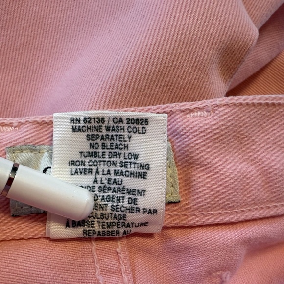 Vintage Guess High Rise Pink Jeans Women’s Size 30 Straight Leg USA 100% Cotton - Picture 14 of 15